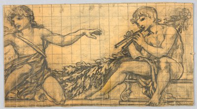 Estudio para un mural de Francis Augustus Lathrop