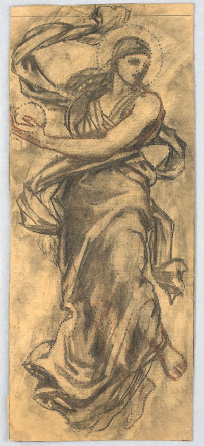 Boceto para un mural de Francis Augustus Lathrop