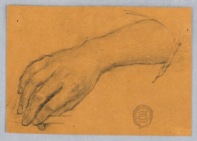 Estudio de mano y muñeca de Francis Augustus Lathrop