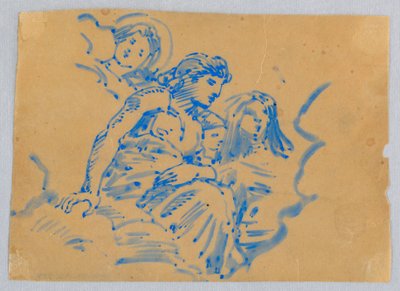 Estudio de Figuras Celestiales de Francis Augustus Lathrop