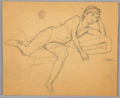 Estudio de Figura Desnuda de Francis Augustus Lathrop