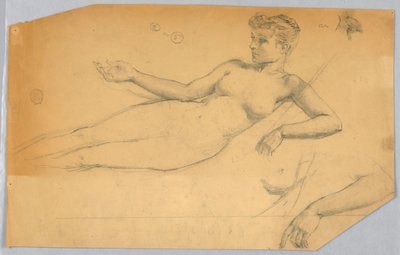 Estudio de Figura Desnuda de Francis Augustus Lathrop