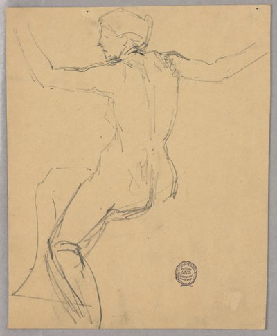 Estudio de una figura desnuda de Francis Augustus Lathrop