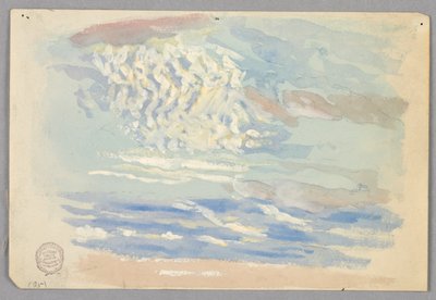 Estudio de nubes, Roma, Italia de Francis Augustus Lathrop