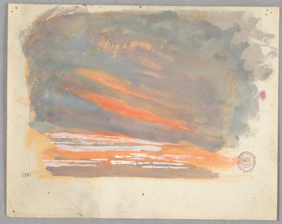 Estudio de nubes, Roma, Italia de Francis Augustus Lathrop