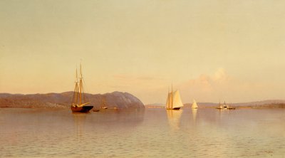 Tarde, Bahía de Haverstraw de Francis Augustus Silva