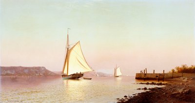 Octubre en el Hudson de Francis Augustus Silva