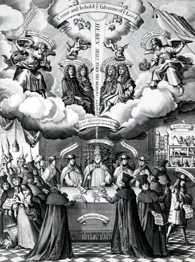 Los Felices Instrumentos de la Preservación de Inglaterra, publicado por Benjamin Combe después de Francis Barlow, abril de 1681 de Francis Barlow
