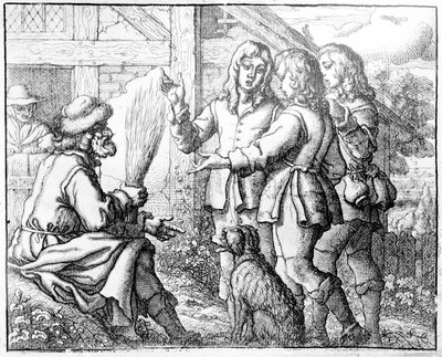 El viejo y sus hijos, ilustración de 
