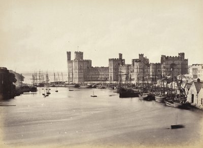 Castillo de Carnarvon y desembocadura del río (578) de Francis Bedford