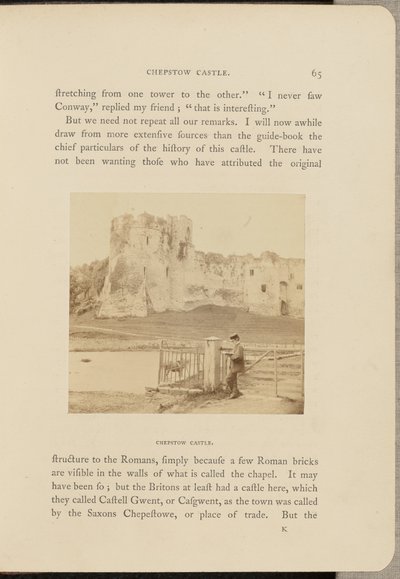 Castillo de Chepstow de Francis Bedford