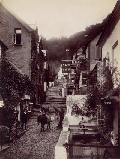 Clovelly, La Nueva Posada y Calle de Francis Bedford