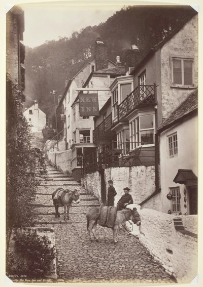 Clovelly, la Nueva Posada y Calle de Francis Bedford