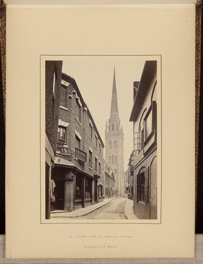 Coventry, torre y aguja de San Miguel de Francis Bedford