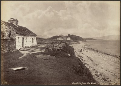 Criccieth desde el oeste de Francis Bedford
