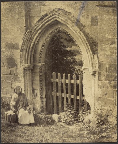 Puerta, Abadía de Rivaulx de Francis Bedford