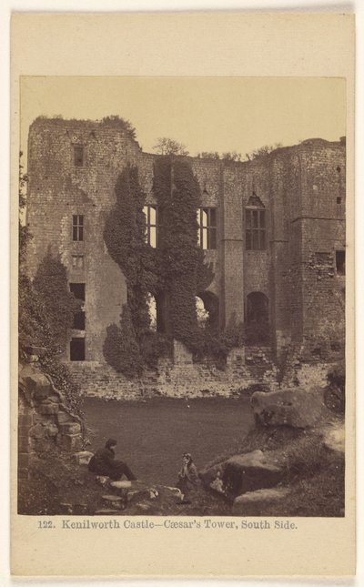 Castillo de Kenilworth - Torre de César, lado sur. de Francis Bedford