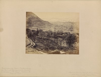 Líbano - Vista del Monte Líbano desde el pueblo de Ehden de Francis Bedford