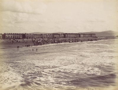 Rhyl, desde el mar, 1870s de Francis Bedford