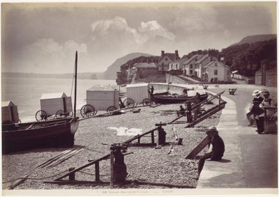 Sidmouth, extremo oeste de la explanada de Francis Bedford
