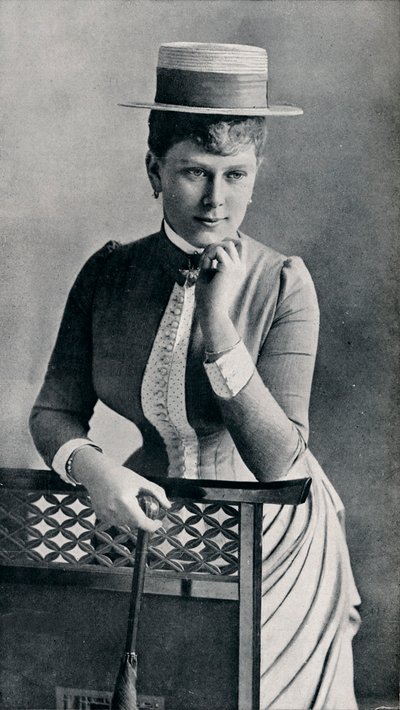 Estudio de retrato de la futura Reina María, 1885-1911 de Francis Byrne and Co