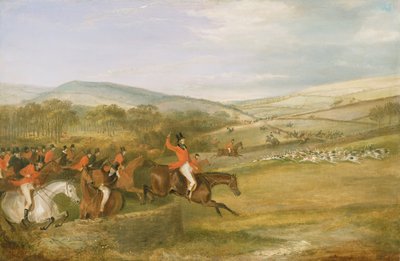 La caza de Berkeley, 1842 de Francis Calcraft Turner