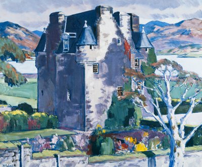Castillo Barcaldine, Argyll, c. 1928 de Francis Campbell Boileau Cadell