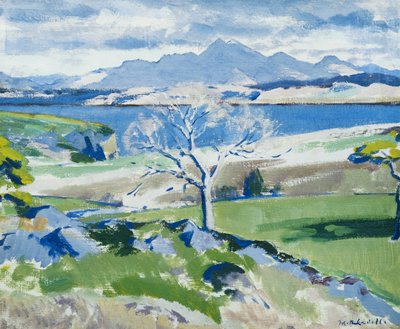 Ben Cruachan desde Achnacraig, Mull, c. 1931 de Francis Campbell Boileau Cadell