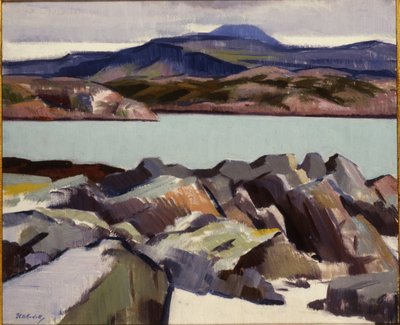 Ben More, desde arriba de Port Beag na Sligeanach de Francis Campbell Boileau Cadell