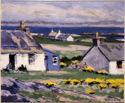 Cuil Phail Croft, Las Dos Granjas, Iona de Francis Campbell Boileau Cadell
