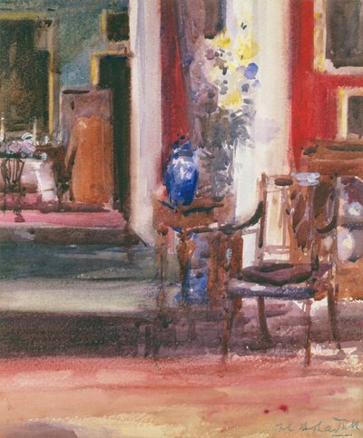 Interior de la casa del artista, Ainslie Place, Edimburgo de Francis Campbell Boileau Cadell