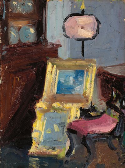 Interior con una Silla de Francis Campbell Boileau Cadell