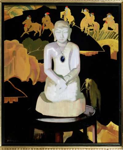 El Buda (Negro y Oro) c.1929-30 de Francis Campbell Boileau Cadell