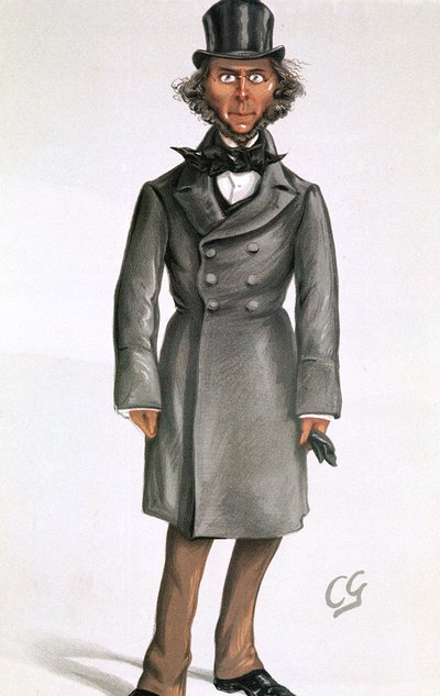 Herbert Spencer, filósofo y sociólogo inglés de Francis Carruthers Gould