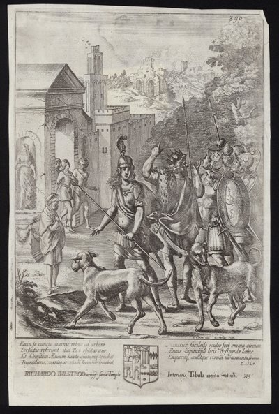 Evandro y Eneas en Palentium de Francis Cleyn