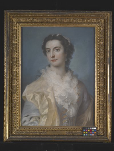 Portrait Of A Lady, fecha desconocida (pastel sobre papel, montado) de Francis Cotes