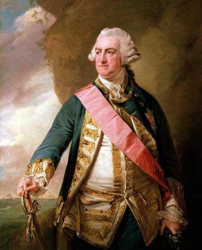 Retrato del almirante Edward Hawke de Francis Cotes