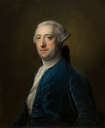 Retrato del Coronel Kinnear, del 50º Regimiento de Infantería, c.1746-70 (óleo sobre lienzo) de Francis Cotes