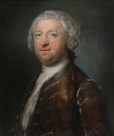 Retrato de Sir Orlando Bridgeman 4th Bt, c.1750-65 (pastel sobre papel) de Francis Cotes