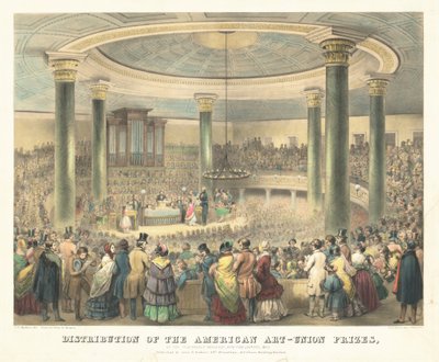 Distribución de los premios de la American Art-Union de Francis D