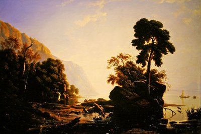 Caza de ciervos de Francis Danby