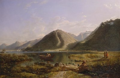 Fin del lago Lemán [1985, Cormack, Catálogo conciso YCBA]. de Francis Danby