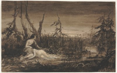 Figures in a Landscape de Francis Danby