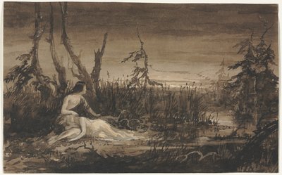 Figuras en un Paisaje de Francis Danby