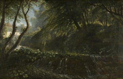 Escena del Río con Presa y Molino de Francis Danby