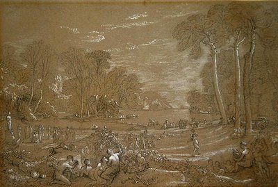 Estudio para la Edad de Oro de Francis Danby