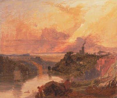 El desfiladero del Avon al atardecer de Francis Danby