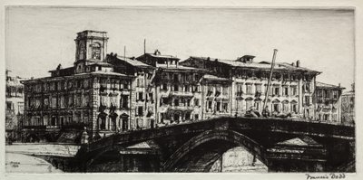 Ponte di Mezzo, Pisa de Francis Dodd