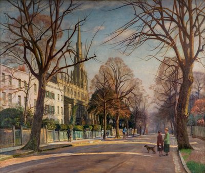 Primavera en los suburbios de Francis Dodd