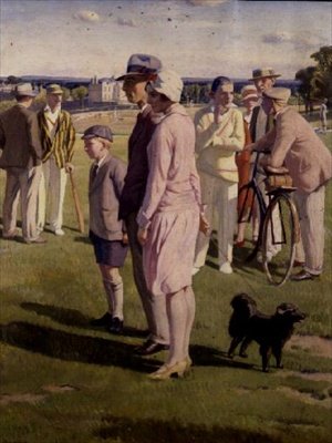 El partido de críquet de Francis Dodd